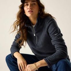 Damski polar Solenne II z zamkiem błyskawicznym do połowy. Niebieskie bluzy z polaru Regatta, bez wzorów, z polaru. Za 199.99 zł.