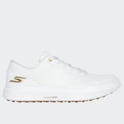 Buty do golfa damskie wodoodporne Skechers Go Golf Drive 6 skórzane. Swetry Skechers, bez wzorów, z kauczuku, sportowe, bez ramiączek. Za 459.99 zł.