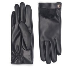 Rękawiczki Damskie Jenny Fairy. Czarne rękawiczki Jenny Fairy, bez wzorów. Za 49.99 zł.