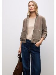 Cecil Kurtka sztruksowa w kolorze szarobrązowym rozmiar: 38. Brązowe kurtki Cecil, bez wzorów, ze sztruksu, bez kaptura. Za 284.82 zł.