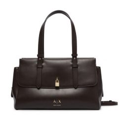 Torebka Armani Exchange. Brązowe torebki klasyczne Armani Exchange, bez wzorów, klasyczne, bez dodatków. Za 779.99 zł.