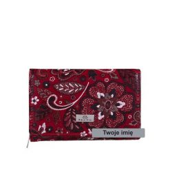 Czerwony portfel damski z grawerem BajuBaj skóra licowa PD1225CS167 RFIDPS. Czerwone portfele bez wzorów, ze skóry. Za 170.00 zł.