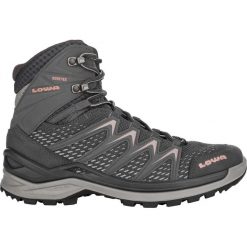Buty trekkingowe damskie Lowa Innox Pro Mid Gtx. Czerwone buty trekkingowe Lowa, z materiału, za kostkę, bez zapięcia. Za 874.50 zł.