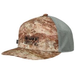 Czapka z daszkiem dla dorosłych Buff Trucker Cap. Brązowe czapki z daszkiem Buff, bez wzorów, z poliesteru, sportowe. Za 93.99 zł.