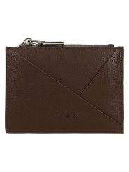 Wojas Skórzany portfel w kolorze brązowym - 12 x 9 x 1 cm rozmiar: onesize. Brązowe portfele Wojas, bez wzorów, z materiału. Za 166.88 zł.
