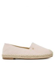 DeeZee Espadryle Q124-1 Różowy. Czerwone espadryle DeeZee, bez wzorów, z materiału, bez obcasa. Za 69.99 zł.