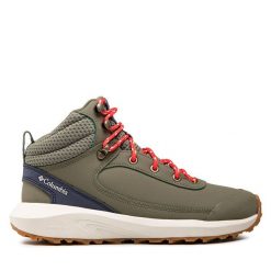 Trekkingi Columbia. Zielone buty trekkingowe Columbia, bez zapięcia. Za 499.99 zł.