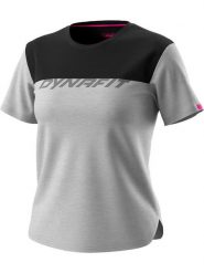 DYNAFIT Koszulka funkcyjna "DRIRELEASE" w kolorze szaro-czarnym rozmiar: M. Szare t-shirty sportowe Dynafit, m, bez wzorów, z materiału, bez ramiączek, outdoorowe. Za 150.02 zł.