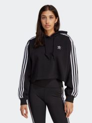 Adidas Bluza IB7388 Czarny Relaxed Fit. Czarne bluzy adidas, l, bez wzorów, z bawełny, bez kaptura. Za 159.99 zł.