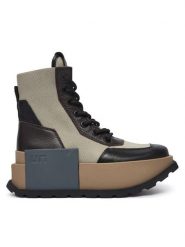 United Nude Trzewiki Roko Combat 11045161165 Brązowy ciemny. Brązowe botki United Nude, bez wzorów, z materiału, bez obcasa, bez zapięcia. Za 1,579.00 zł.