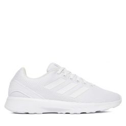 Buty do biegania adidas. Białe buty do biegania adidas, bez wzorów, bez zapięcia, do biegania. Za 239.99 zł.