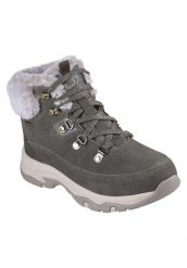 Tenisówki Skechers Model Trego - Snow Worries Kolor Zielony. Zielone trampki Skechers, bez wzorów, z materiału, bez zapięcia. Za 429.60 zł.