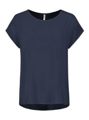 Sublevel Bluzka w kolorze granatowym rozmiar: M. Niebieskie bluzki Sublevel, m, bez wzorów, z wiskozy, klasyczne, bez kołnierzyka, bez ramiączek. Za 69.95 zł.