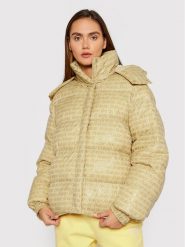 ROTATE Kurtka zimowa Tina RT785 Beżowy Oversize. Brązowe kurtki ROTATE, na zimę, s, bez wzorów, z syntetyku, bez kaptura. Za 1,149.00 zł.