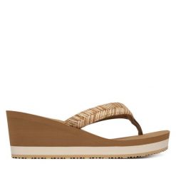 Japonki Tommy Hilfiger. Brązowe japonki Tommy Hilfiger, bez wzorów. Za 229.99 zł.