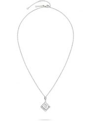 Liebeskind Naszyjnik z zawieszką - dł. 45 cm rozmiar: onesize. Szare naszyjniki Liebeskind, z materiału, ze stali. Za 167.28 zł.
