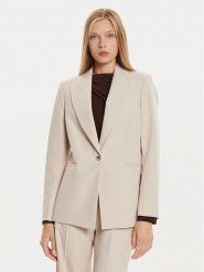Maryley Marynarka 24IB187/M05 Écru Regular Fit. Marynarki i żakiety Maryley, m, bez wzorów, z syntetyku, bez ramiączek. Za 239.99 zł.