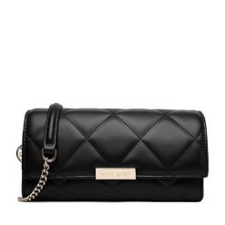 Torebka Nine West. Czarne kopertówki Nine West, bez wzorów, wizytowe, bez dodatków. Za 179.99 zł.