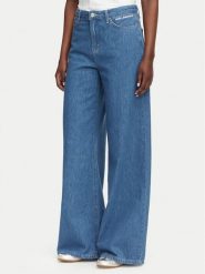 Karl Lagerfeld Jeans Jeansy B3W10046 Niebieski Wide Leg. Niebieskie jeansy Karl Lagerfeld Jeans, bez wzorów, z jeansu. Za 779.99 zł.