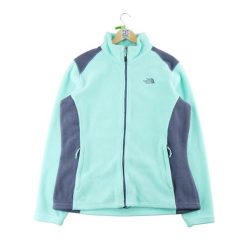 Second life - Kurtka damska z polaru TNF - Stan bardzo dobry. Niebieskie kurtki The North Face, bez wzorów, z polaru, sportowe, bez kaptura. Za 170.36 zł.