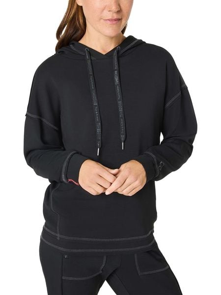 Timezone Bluza w kolorze czarnym rozmiar: XS. Czarne bluzy Timezone, xs, bez wzorów, bez ramiączek, z kapturem. Za 104.64 zł.