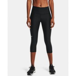 Legginsy Under Armour Capri Damskie. Białe legginsy Under Armour, bez wzorów, z elastanu, sportowe. Za 191.00 zł.
