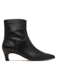 Steve Madden Botki Davis-S 11005692 Czarny. Czarne botki Steve Madden, bez wzorów, z materiału, bez obcasa, na słupku, bez zapięcia. Za 559.99 zł.
