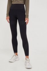 4F legginsy treningowe damskie kolor czarny z nadrukiem. Czarne legginsy 4f, bez wzorów, ze skóry. W wyprzedaży za 138.99 zł.