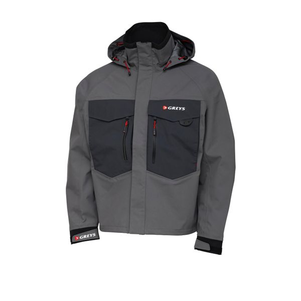 Kurtka z kapturem Greys Tital Wading. Szare kurtki GREYS, l, bez wzorów, z nylonu, z kapturem. Za 1,345.50 zł.
