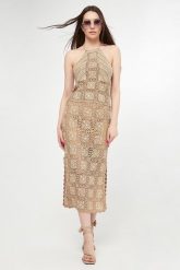 Komplet damski dziergany top + spódnica TWINSET. Spódnice Twinset Milano, s, bez wzorów, dziergany. W wyprzedaży za 1,770.30 zł.