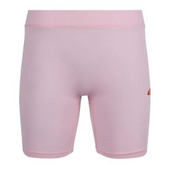 Spodenki damskie Ellesse Tour. Czerwone szorty sportowe Ellesse, bez wzorów, z bawełny, na fitness i siłownię. Za 108.99 zł.