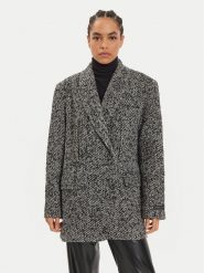 Herskind Płaszcz wełniany Villi 5386146 Szary Regular Fit. Szare płaszcze Herskind, na zimę, bez wzorów, z syntetyku, bez kaptura. Za 2,099.00 zł.