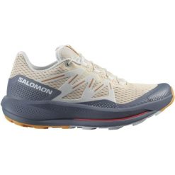 Buty do biegania damskie Salomon Pulsar Trail W. Brązowe buty do biegania Salomon, bez wzorów, bez zapięcia, do biegania. W wyprzedaży za 408.00 zł.