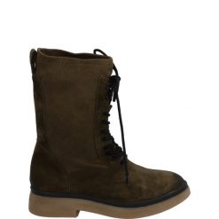 SKÓRZANE BOTKI 2236 CR-ST VER M. Botki Venezia, bez wzorów, ze skóry, bez obcasa, bez zapięcia. Za 149.00 zł.
