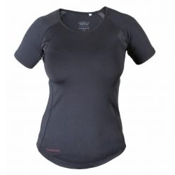 Lekka koszulka damska Karlslund Fenja. Czarne t-shirty sportowe KARLSLUND, bez wzorów, bez ramiączek. Za 218.00 zł.