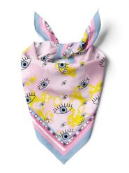 Lucky Bees Chusta w kolorze jasnoróżowym - 55 x 55 cm rozmiar: onesize. Różowe chusty Lucky Bees, bez wzorów, z materiału. Za 56.79 zł.