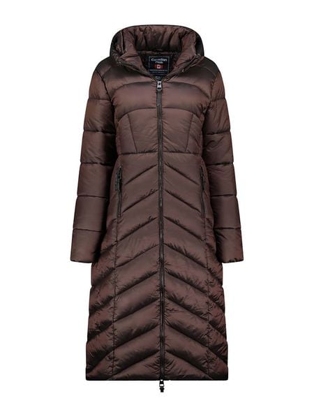 Canadian Peak Płaszcz pikowany "Blancheak" w kolorze brązowym rozmiar: XL. Brązowe płaszcze Canadian Peak, xl, bez wzorów, bez kaptura. Za 228.38 zł.