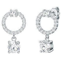 Lulu & Jane Kolczyki Mosiadz Srebrny 1 ct Damski. Szare kolczyki Lulu & Jane, srebrne. Za 119.99 zł.