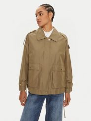 Pinko Kurtka przejściowa Polidora 103150 A1PR Zielony Regular Fit. Zielone kurtki Pinko, xs, bez wzorów, z syntetyku, bez kaptura. Za 819.99 zł.
