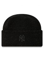 New Era Czapka Borg New York Yankees Cuff Knit Beanie 60580757 Czarny. Czarne czapki zimowe New Era, bez wzorów, z materiału. Za 169.99 zł.