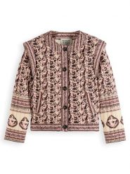 Scotch & Soda Kurtka przejściowa w kolorze szaroróżowo-kremowym rozmiar: S. Różowe kurtki Scotch & Soda, s, bez wzorów, bez kaptura. Za 297.26 zł.