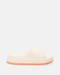 LEKKIE KLAPKI DAMSKIE CY-9765 BEIGE. Brązowe klapki Venezia, bez wzorów, bez obcasa, bez zapięcia. Za 89.00 zł.