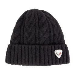 Czapka zimowa damska Rossignol Naya. Czarne czapki zimowe Rossignol, bez wzorów, sportowe. Za 159.99 zł.