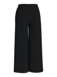 Vila Kuloty "Siffi" w kolorze czarnym rozmiar: S. Czarne spodnie materiałowe Vila, bez wzorów, z materiału, z podwyższonym stanem. Za 74.46 zł.