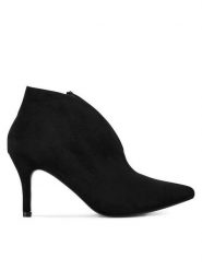 JENNY Botki WYL3038-16 Czarny. Czarne botki Jenny, bez wzorów, bez obcasa, na szpilce, bez zapięcia. Za 149.99 zł.