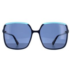Okulary przeciwsłoneczne Damskie Polaroid PLD6128S Żywica. Niebieskie okulary przeciwsłoneczne Polaroid, bez wzorów. Za 245.85 zł.