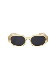 Polaroid Damskie okulary przeciwsłoneczne w kolorze beżowo-czarnym rozmiar: 55. Brązowe okulary przeciwsłoneczne Polaroid, bez wzorów, z tworzywa sztucznego, szklane. Za 109.95 zł.