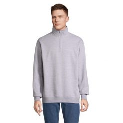 Bluza Rozpinana Unisex Dla Dorosłych Conrad Quarter Zip. Niebieskie bluzy z kapturem SOL'S, m, bez wzorów, z bawełny, bez kaptura, trekkingowe. Za 138.99 zł.