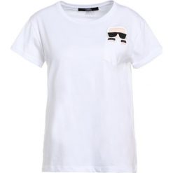 KARL LAGERFELD ICONIC KARL Tshirt z nadrukiem white. Niebieskie t-shirty marki comma casual identity, z materiału, casualowe. Za 359.00 zł.