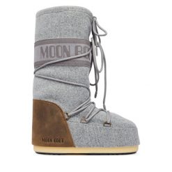 Śniegowce Moon Boot. Szare śniegowce Moon Boot, bez wzorów, bez zapięcia. Za 1,319.00 zł.